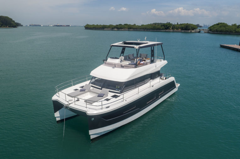 Fountaine Pajot MY40 moored